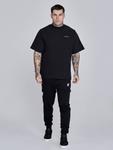 Зауженные брюки-карго SikSilk, черный - фото 5