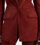 Пиджак Leiva из замши Gabriela Hearst, Burnt Sienna - фото 5