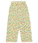 Брюки из хлопка с принтом Эму The Animals Observatory, белый - фото 4