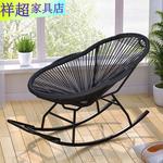 Vinoya Кресло-качалка из ротанга large x-shaped - фото 2