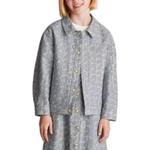 Куртка детская Dior с воротником, серый - фото 3