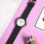 Часы CASIO Waterproof Unisex Black Analog, черный - фото 3