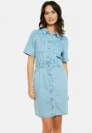 Короткое джинсовое платье Lolaliza, Blue Bleached - фото