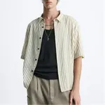 Рубашка мужская телесная / черная Zara, черный - фото 3