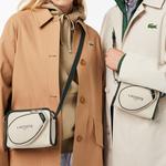 LACOSTE Сумка через плечо из смесовой ткани, Ivory/Emerald Green - фото 4