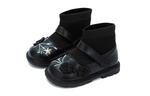 Детские кожаные ботинки для дошкольников EBMINI, черный - фото 3