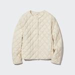 Куртка утепленная Uniqlo Warm Padded Quilted, коричневый - фото 6