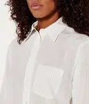 Корейская рубашка Regular fit Pinko, белый - фото 4