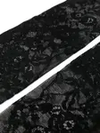 Перчатки с цветочным кружевом Giuseppe Di Morabito, черный - фото 3