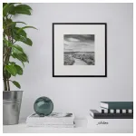 Черная рамка, черный, 32x32 см, LOMVIKEN IKEA - фото 2