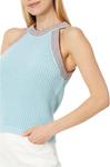 Свитер Madewell Ribbed Cutaway Sweater Tank, Blue Heron - фото 3