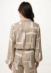 Блуза Mexx Button-down blouse, Multicolor/Beige - фото 3