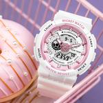 Disney Часы Song Series Electronic Movement Silicone Strap Watch Unisex Silver Dial - фото 7