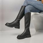 Высокие сапоги женские черные EBLAN - фото 5