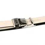 Кожаный ремень Anthoni Crown для костюмов черного цвета, черный - фото 2