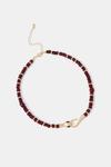 Ожерелье Medicine, бордовый - фото