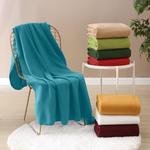 Флисовое одеяло wometo, 130x160 см, бирюзовый - фото 3