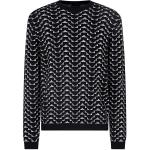 Свитер Eagle jacquard EMPORIO ARMANI, синий - фото