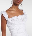 Платье миди с драпировкой Vivienne Westwood, белый - фото 4