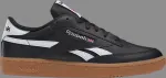 Кроссовки club c revenge 'black gum' Reebok, черный - фото