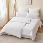 Комплект постельного белья RUIKASI, 4 предмета, 135х200/80x80, белый - фото 4