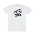 Футболка Off-White World Caterpillar Short-Sleeve Slim Tee 'White/Black', белый - фото 2