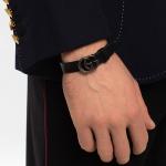 Кожаный браслет GG Unisex GUCCI - фото 5