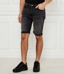 Джинсовые шорты 634 Tapered fit Hugo, черный - фото