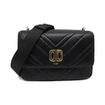 Кожаная сумка через плечо Dkny, черный - фото