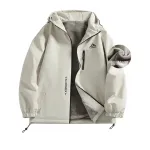 ALORGEEK Куртка и пальто унисекс, Абрикос - фото 10