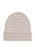 Шапка бини с вышитым логотипом Givenchy Kids, нейтральный - фото 3