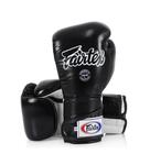 Перчатки Fairtex Stylish Angular Sparring Gloves - Locked Thumb, черный - фото 5