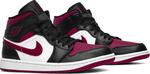 Кроссовки Air Jordan 1 Mid Noble Red, красный - фото 8