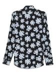 Karl Lagerfeld рубашка с цветочным принтом, черный - фото 2