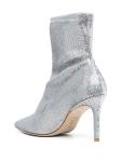 Ботильоны с голографическим эффектом Stuart Weitzman, серый - фото 3
