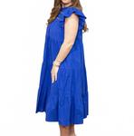 Лана макси-платье в синем цвете Layerz Clothing - фото 3