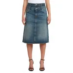 Юбка G-Star Carter Double midi, синий - фото