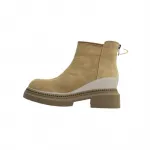 Женские ботинки QING MISS, коричневый - фото 9