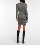 Мини-платье с принтом Джанага Isabel Marant, черный - фото 3