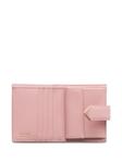 Кошелек с логотипом-треугольником Prada, розовый - фото 4