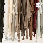 Одеяло J-LINE PomPom, 130x170x130 см, зеленый - фото 3