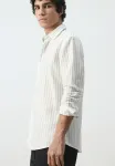 Рубашка Mango, Blanc Cassé - фото 4