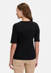 Mit knöpfen basic tshirt Betty Barclay, Patch Black Beige - фото 3