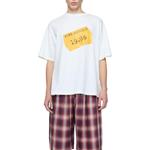 Футболка с принтом логотипа Acne Studios, белый - фото 3