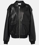 Кожаная куртка Viper The Frankie Shop, черный - фото