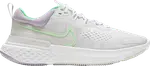 Кроссовки Nike Wmns React Miler 2 'Platinum Tint Green Glow', серый - фото 2