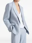 Двубортный пиджак Marella, синий - фото 2
