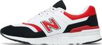 Кроссовки New Balance 997H, белый/черный/красный - фото 4