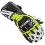 Мотоциклетные перчатки Berik Segullo предварительно изогнутый палец, желтый/белый - фото 2