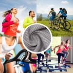 Полотенце Zollner 00000202, серый - текстиль - 30 x 1 x 90 см - фото 2